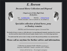 Tablet Screenshot of horsedisposal.co.uk